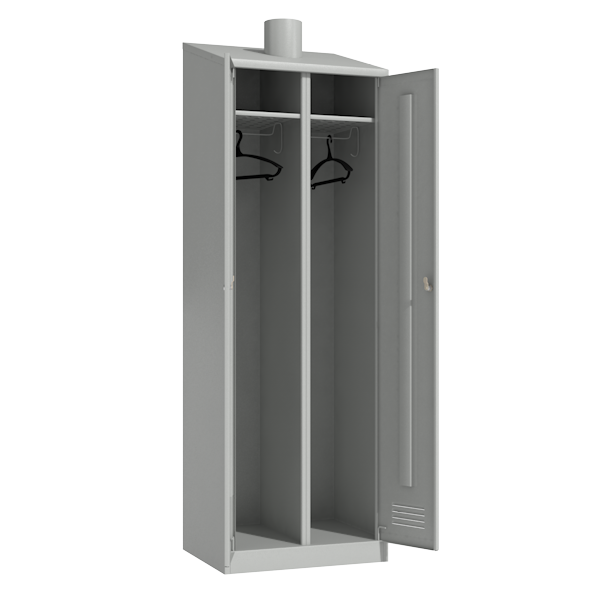 металлический шкаф для одежды с вентиляцией фото