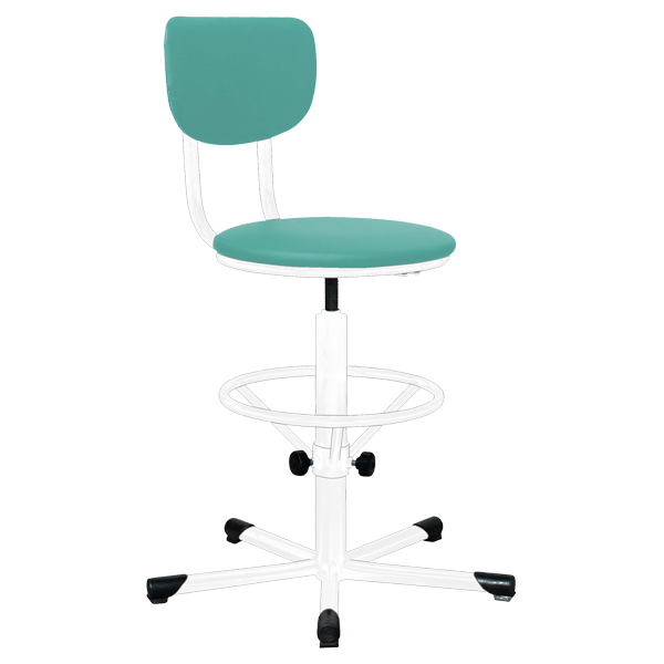 кресло для слесаря со спинкой фото артикул 65641