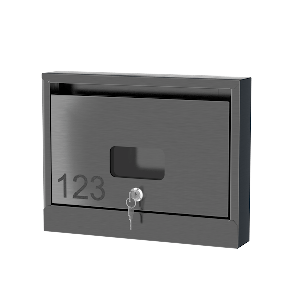 почтовый ящик 12-секционный серия эталон премиум с окошком фото