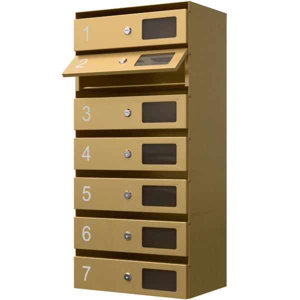 почтовый ящик 7-секционный серия ультра фото