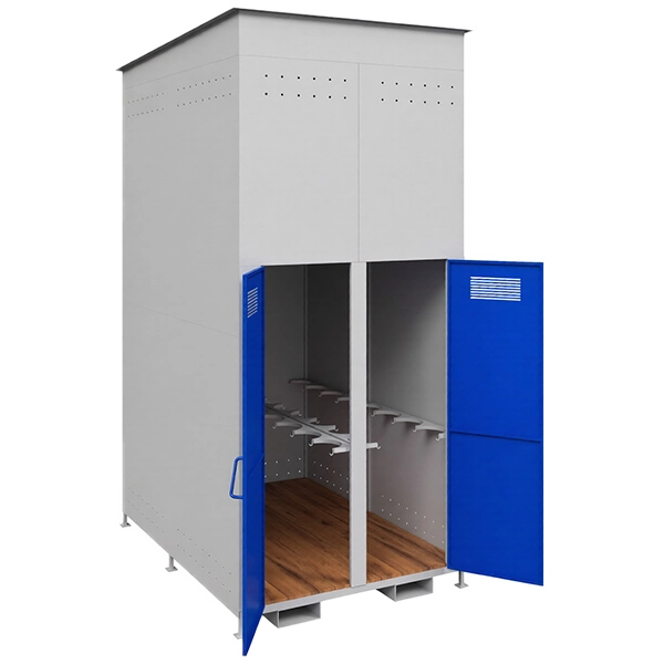 оборудование для хранения 30 газовых баллонов разборное, настил-доска