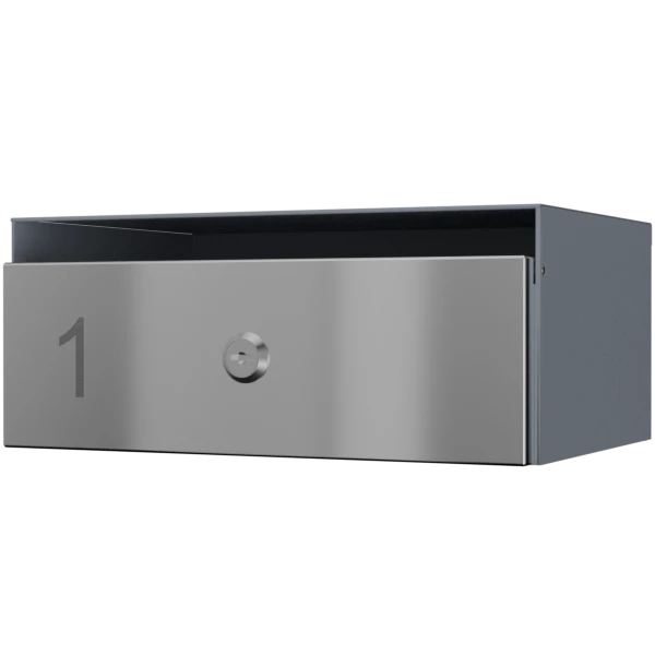 почтовый ящик 1-секционный серии ультра инокс смарт фото