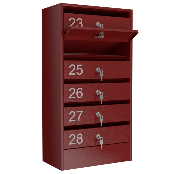 почтовый ящик 6-секционный серия эталон колор фото