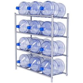 Стеллаж на 12 бутылей с водой