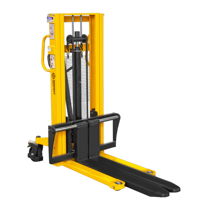 штабелер гидравлический sda 1020 (1000 кг; 2 м; вилы 300-850 мм) smartlift