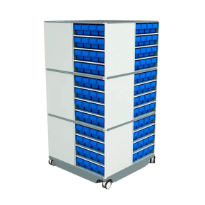 поворотная кассетница кп-02 синие ящики фото