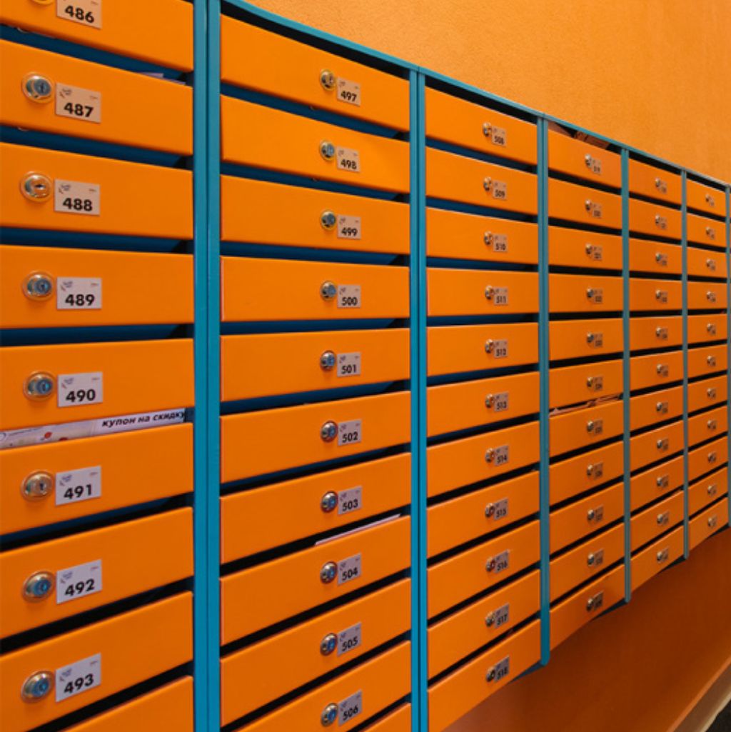 Почтовые ящики ярких цветов от МетПромМебель