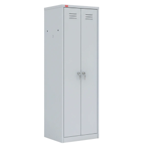 двухсекционный металлический шкаф для одежды шрм-ак/500 фото