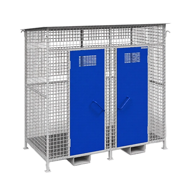 клеть для хранения до 21 баллона без креплений сварная, настил пвл