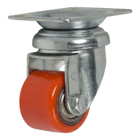 колесо полиуретановое поворотное фото