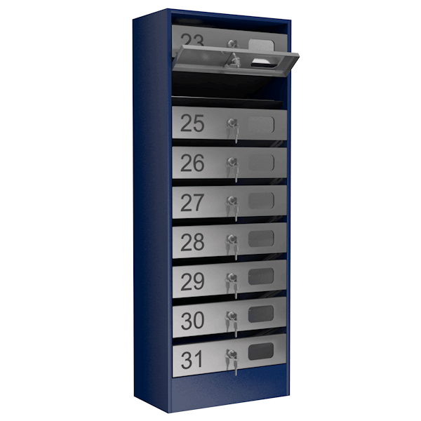 почтовый ящик 9-секционный серия эталон с окошком фото