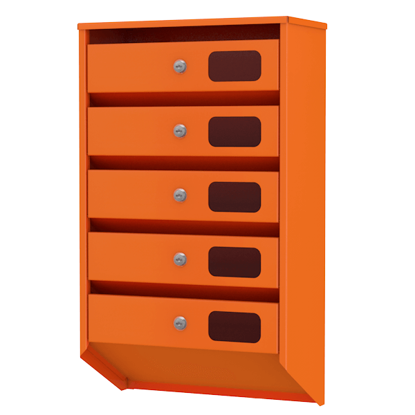 почтовый ящик на 5 квартир серия базис элит фото