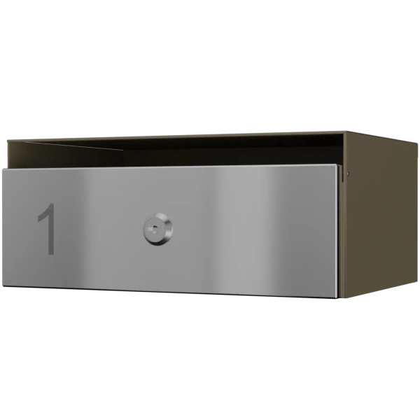 почтовый ящик 1-секционный серии ультра инокс смарт фото