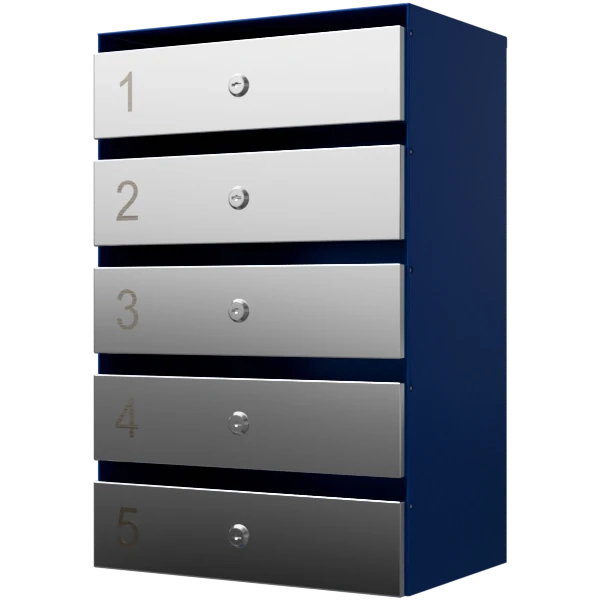 почтовый ящик 5-секционный серия ультра инокс фото