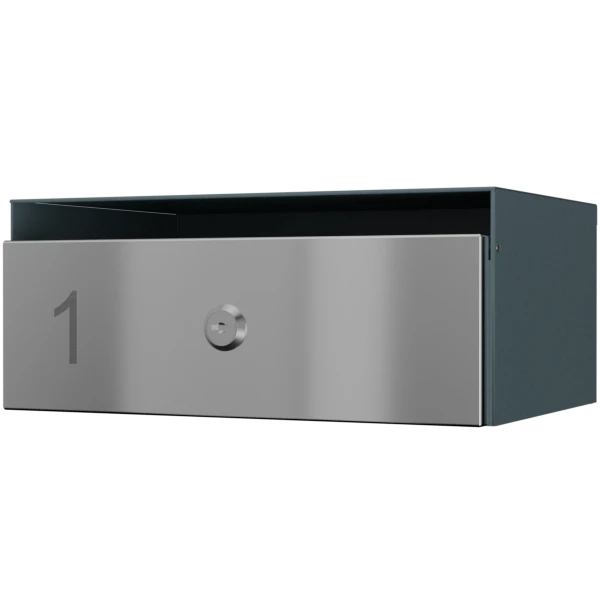 почтовый ящик 1-секционный серии ультра инокс смарт фото