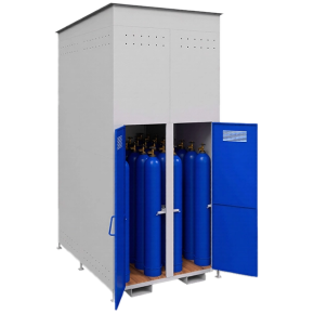 оборудование для хранения 30 газовых баллонов разборное, настил-доска