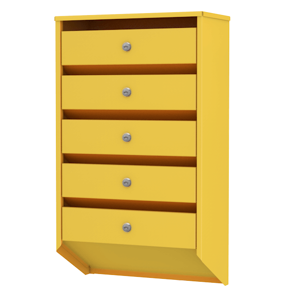 почтовый ящик 5-секционный серия базис премиум фото