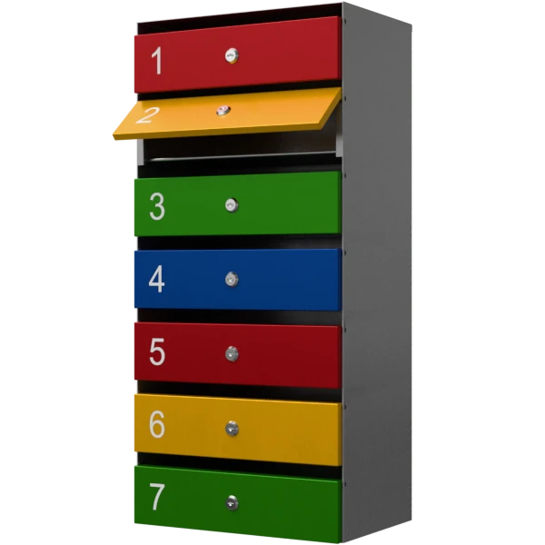 почтовый ящик 7-секционный серия ультра фото