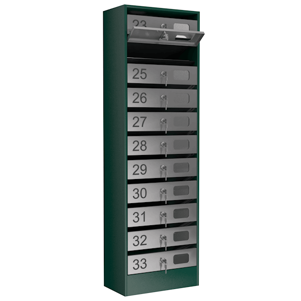 почтовый ящик 11-секционный серия эталон с окошком фото