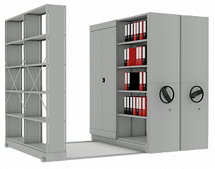 Мобильные стеллажи