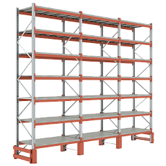 Фронтальные (паллетные) стеллажи