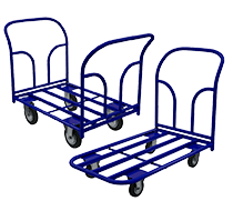 Платформенные тележки каркасные