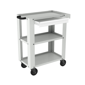 тележка инструментальная открытая с тремя полками, ящиком фото