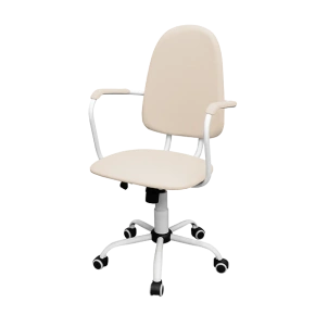 кресло для персонала кр14(1) кремовое фото