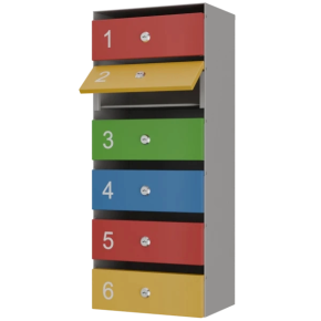 почтовый ящик 6-секционный серия ультра смарт фото