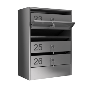 почтовый ящик 4-секционный серия эталон премиум фото