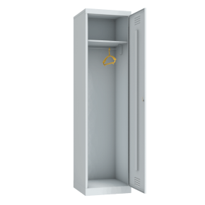 гардеробный шкаф одностворчатый сварной для раздевалки фото