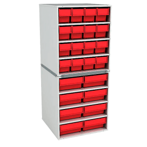 стационарная кассетница на 2 яруса фото