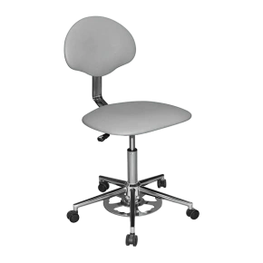 кресло с ножным подъемом кр12 (обивка) светло-серое фото