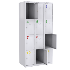 шкаф для сумок на 12 ячеек фото