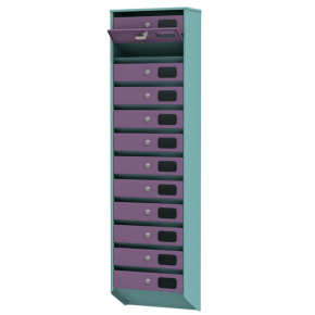 почтовый ящик на 12 квартир серия базис элит фото