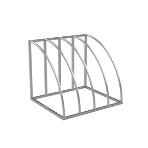 стальная велопарковка на 4 велосипеда фото