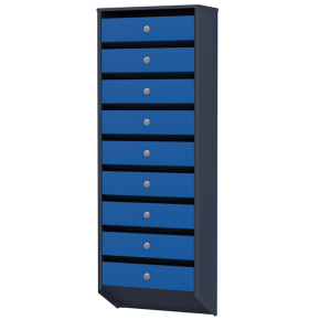 почтовый ящик 9-секционный серия базис премиум фото