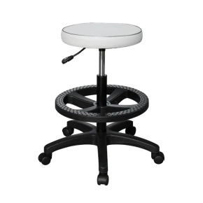 табурет высокий для лабораторий т10-в белый фото