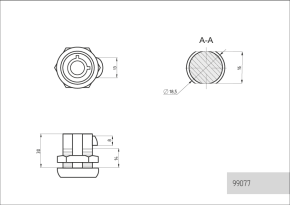 замок для металлических шкафов трубчатый с автоматической защелкой фото
