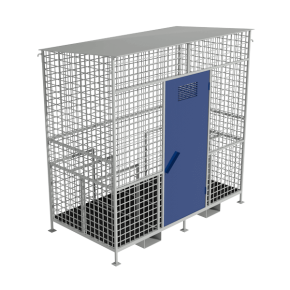 хранилище для 12 баллонов с кислородом сетчатое разборное фото