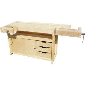 верстак профессиональный с тумбой практик фото