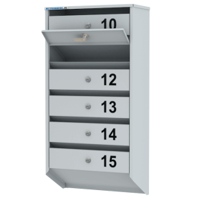 почтовый ящик на 6 ячеек базис фото