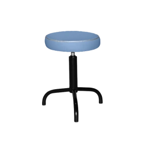 табурет синий т04-1 черный каркас фото