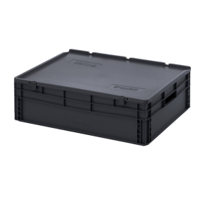 евроконтейнер esd с крышкой на шарнире 235x600x800 фото