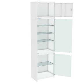 шкаф медицинский одностворчатый шсс-1 с антресолью фото