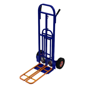 тележка-трансформер тгу 200 для склада с откидной лопатой фото