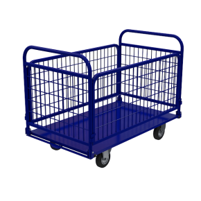 тележка со складной ручкой и сетчатыми бортами тсрс 3 фото