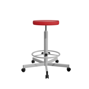 табурет на винтовой опоре т02-1/к красный фото