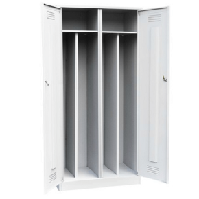 гардеробный шкаф двухстворчатый на 4 отделения фото