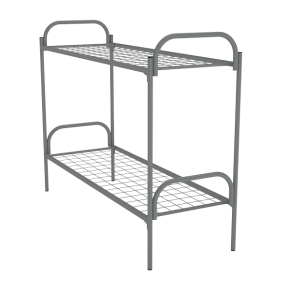 кровать металлическая двухъярусная фото